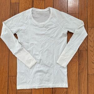 Lululemon Swiftly Tech Long Sleeve Shirt - White - Size 10